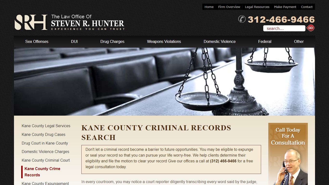 Kane County Criminal Records Search - srhunterlaw.com